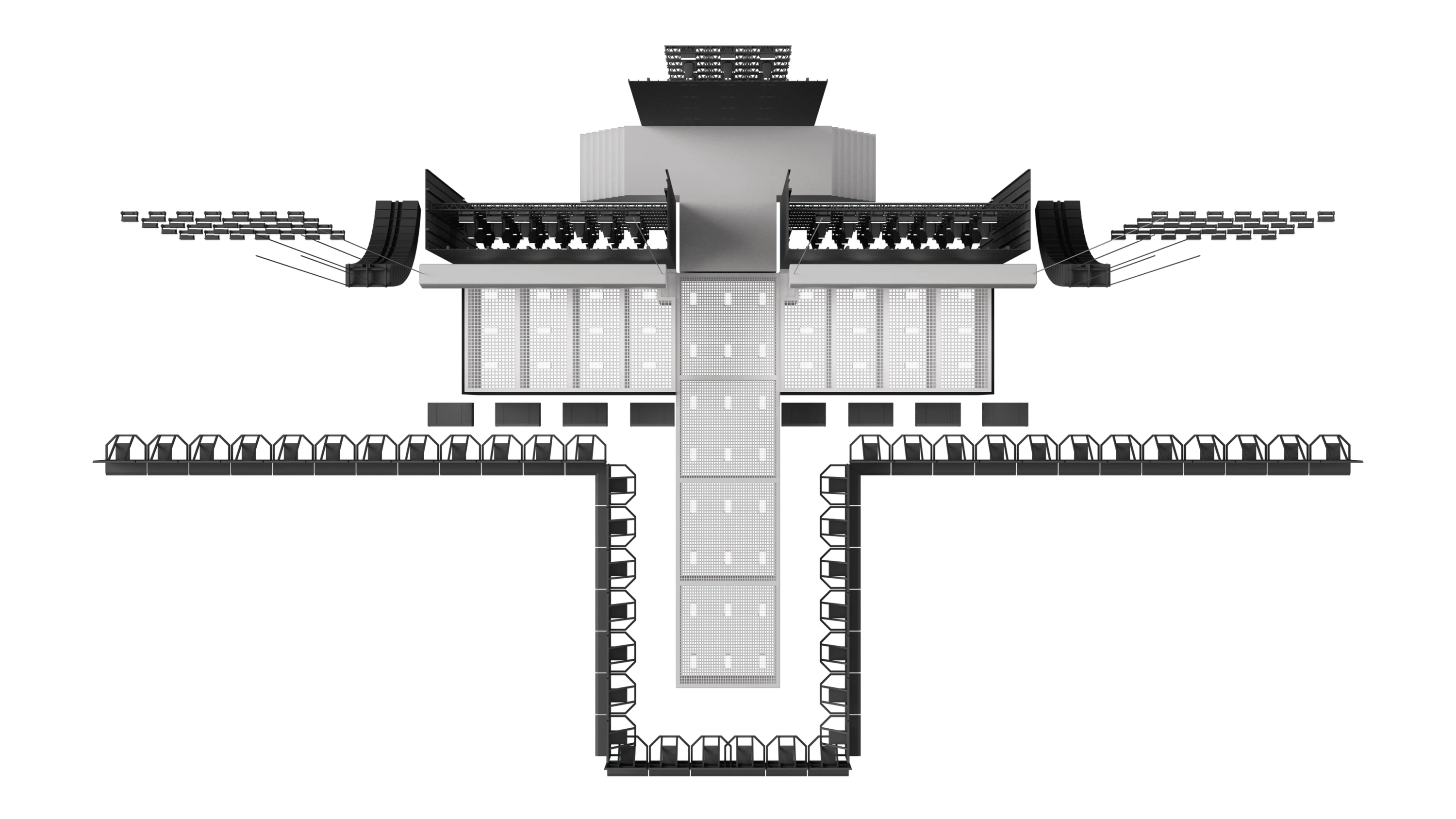 Wincent Weiss Arena Tour 2025: stage plan drawing